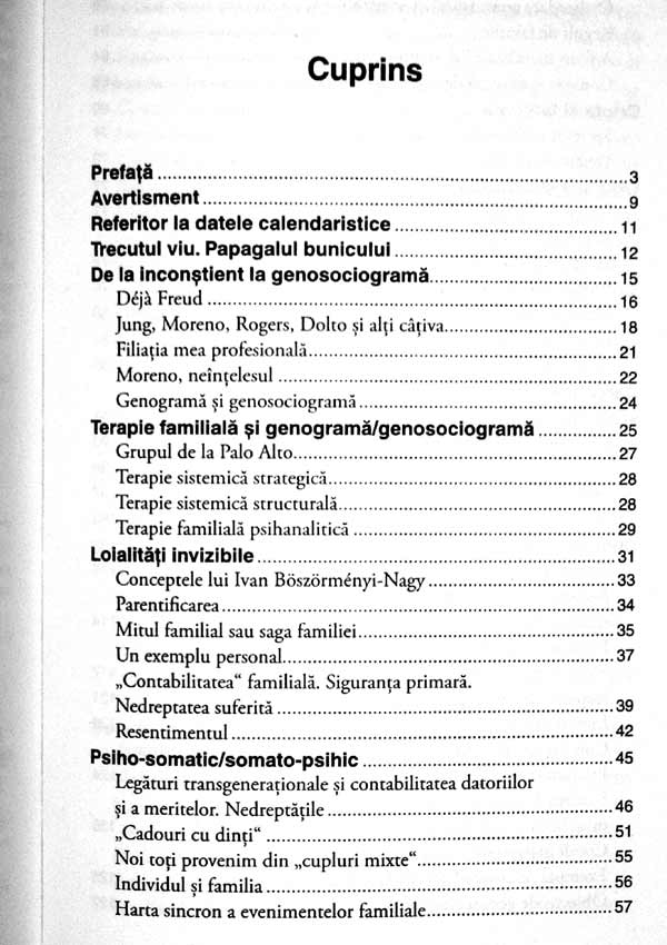 Psihogenealogia si ranile din familie - Anne Ancelin Schutzenberger