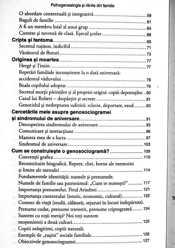 Psihogenealogia si ranile din familie - Anne Ancelin Schutzenberger
