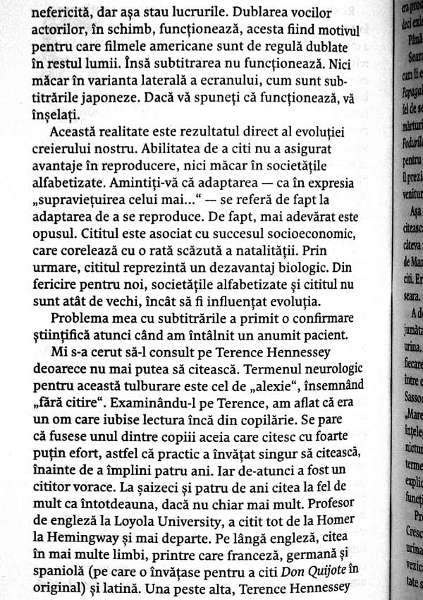 In apararea femeii cavernelor. Povestiri de neurologie evolutionista - Harold Klawans