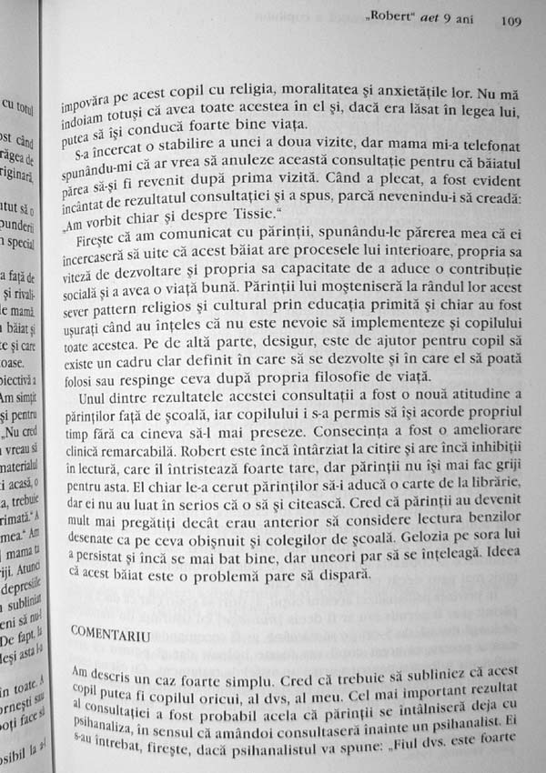 Consultatia terapeutica a copilului - Donald Woods Winnicott