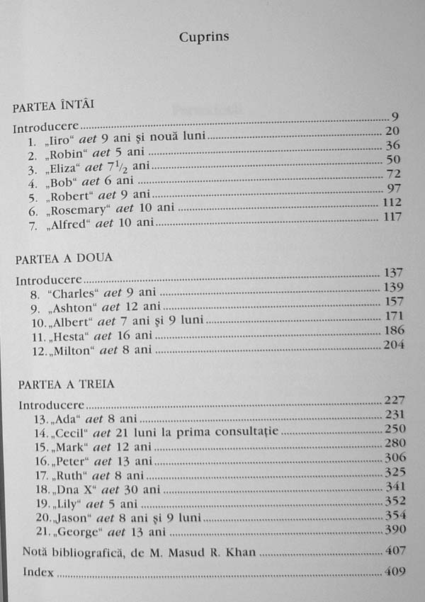 Consultatia terapeutica a copilului - Donald Woods Winnicott