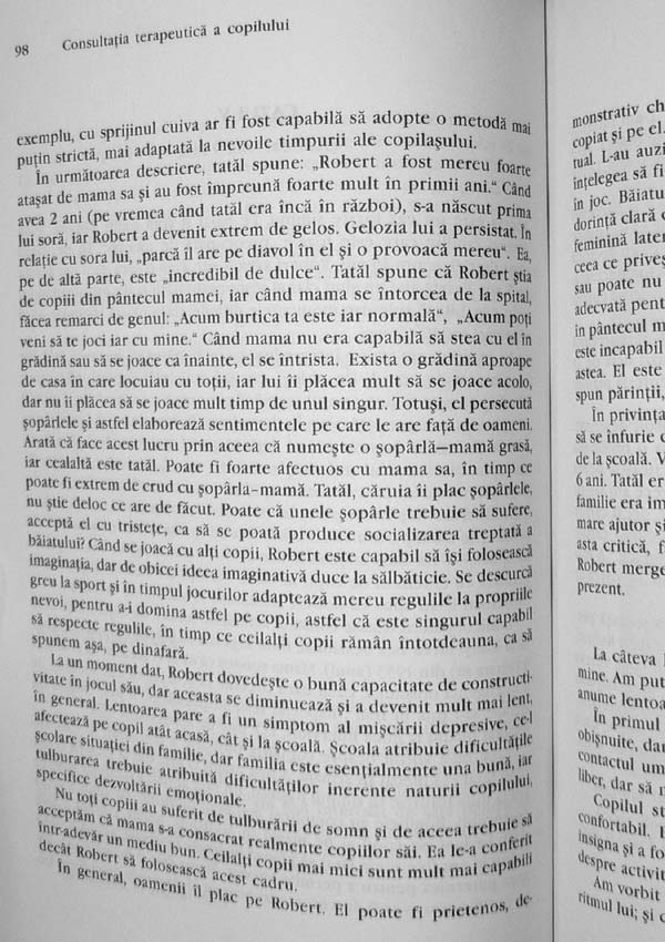 Consultatia terapeutica a copilului - Donald Woods Winnicott