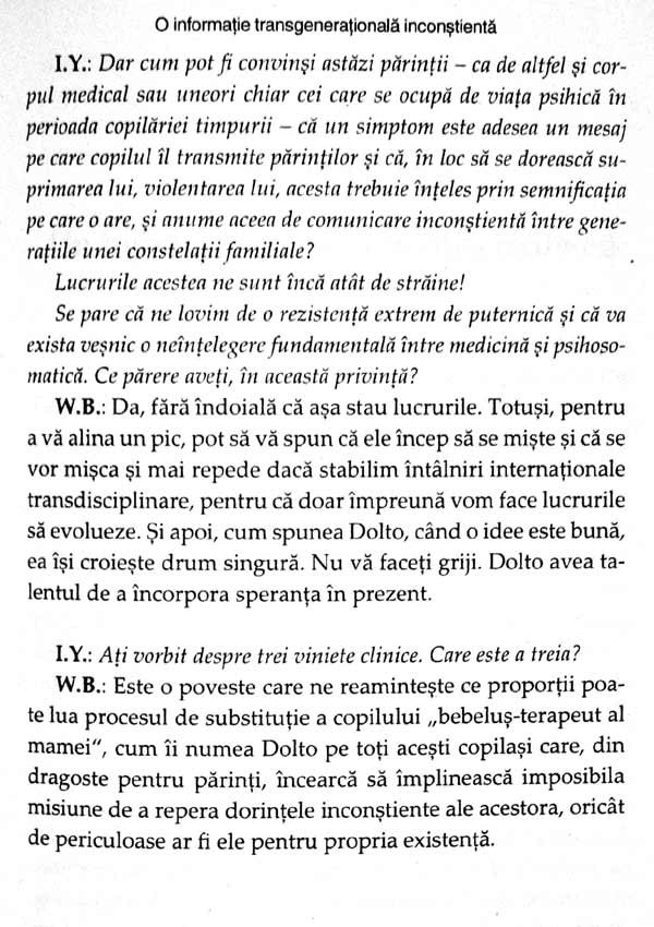 Corpul copilului ne vorbeste. Istoria parintilor se reflecta in simptomele copiilor - Willy Barral