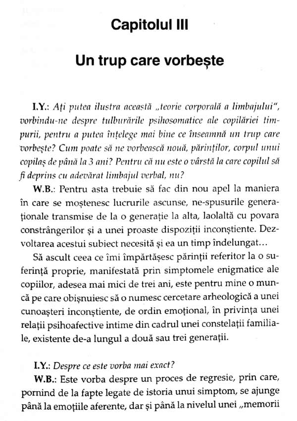 Corpul copilului ne vorbeste. Istoria parintilor se reflecta in simptomele copiilor - Willy Barral