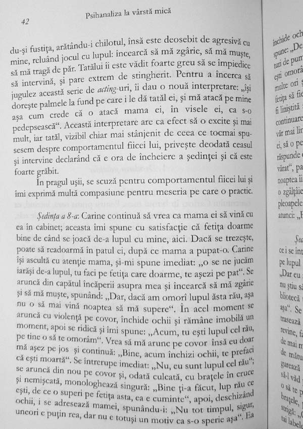 Psihanaliza la varsta mica: procesul psihanalitic la copil - Rene Diatkine
