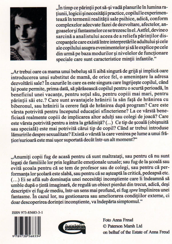 Normal si patologic la copil - Anna Freud