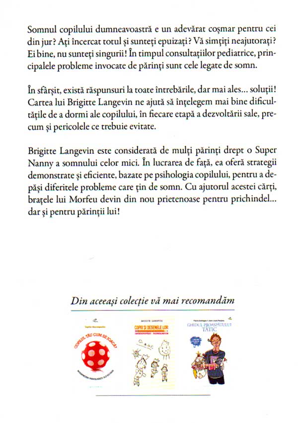 Somnul copilului - Brigitte Langevin