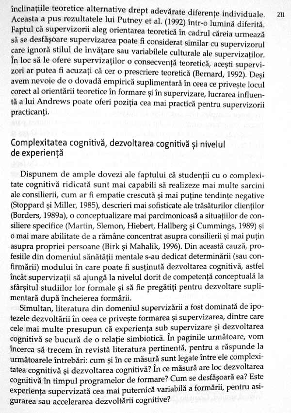 Bazele supervizarii clinice - Janine M. Bernard