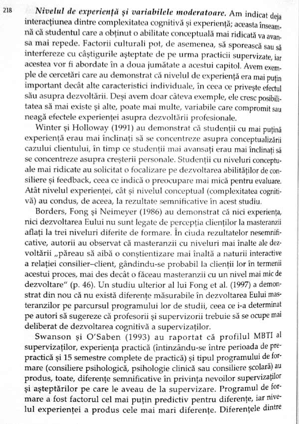 Bazele supervizarii clinice - Janine M. Bernard