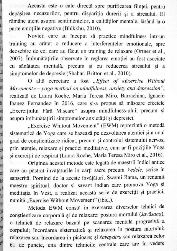 Mindfulness si optimizarea comportamentului profesional - Roxana F. Alecu