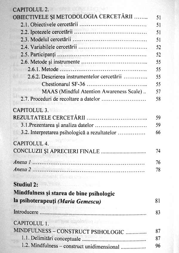 Mindfulness si optimizarea comportamentului profesional - Roxana F. Alecu