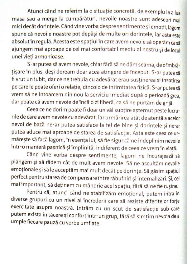 LAGOM. Secretul suedez al vietii bune - Lola A. Akerstrom