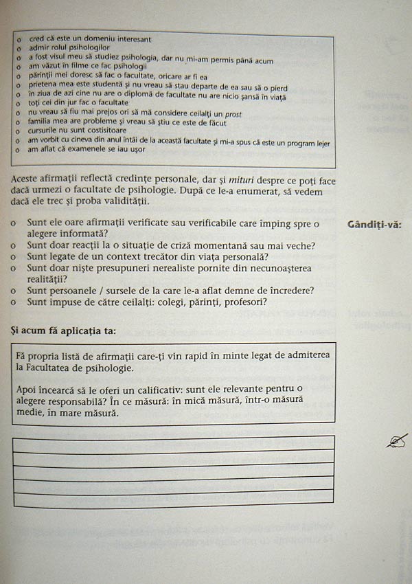 Ghidul viitorului student la psihologie. Ce trebuie sa stiu inainte sa aleg o facultate sau un program de master in psihologie - Ileana Costache