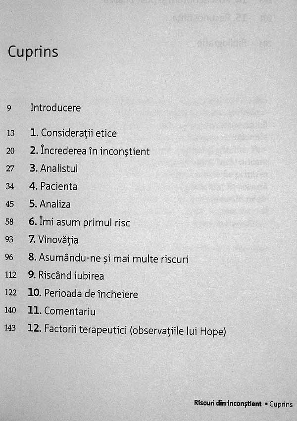 Riscuri din inconstient. O psihanaliza vazuta dinspre ambele parti ale divanului - Donald M. Marcus