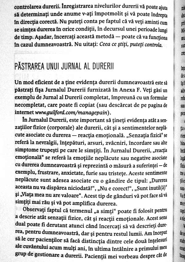 Invata sa-ti controlezi durerea. Sta in puterea ta! - Margaret A. Caudill