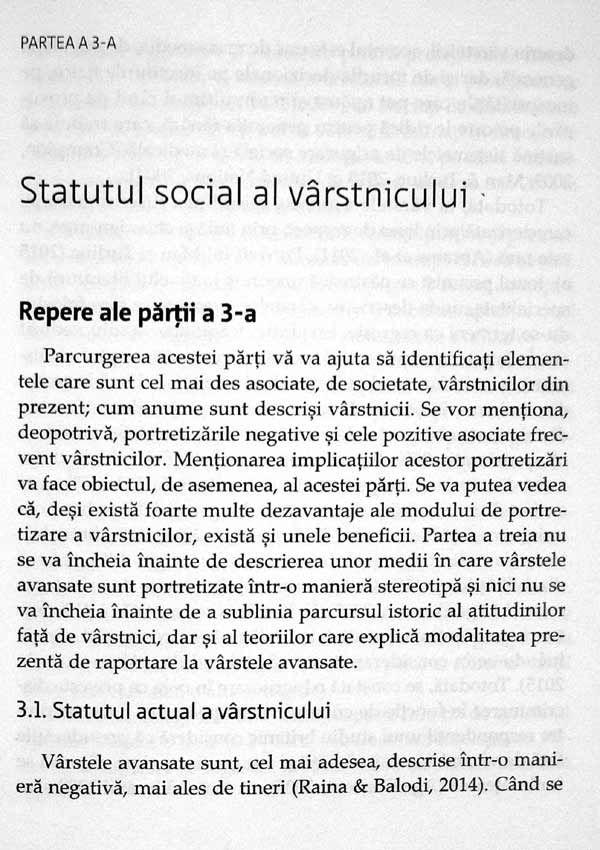 Psihologia varstei a treia si a patra - Gabriela-Maria Man