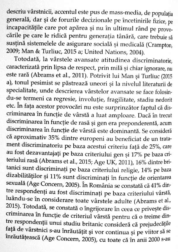 Psihologia varstei a treia si a patra - Gabriela-Maria Man