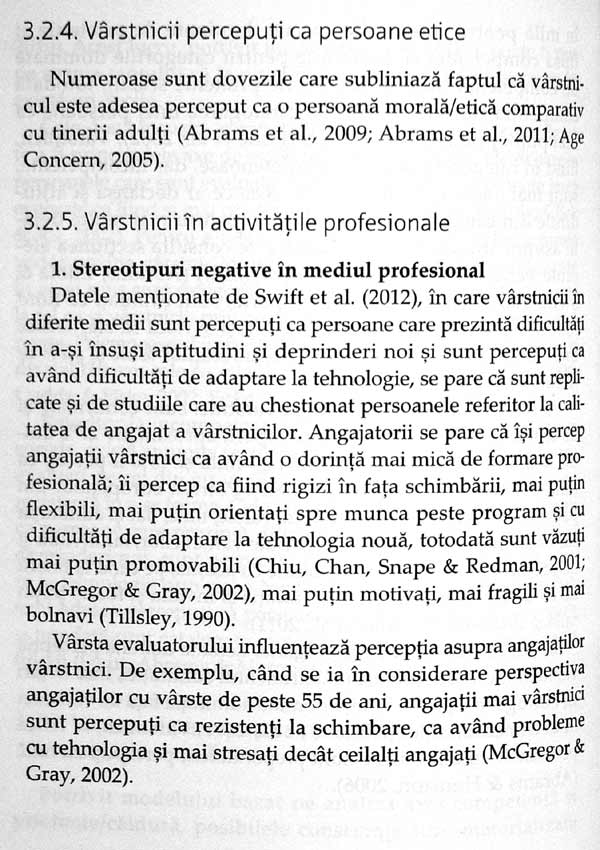 Psihologia varstei a treia si a patra - Gabriela-Maria Man