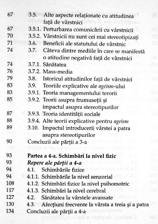 Psihologia varstei a treia si a patra - Gabriela-Maria Man