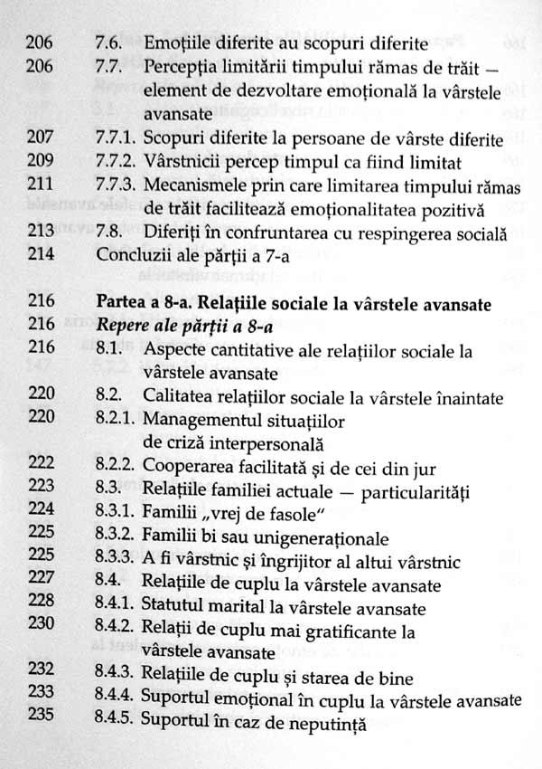 Psihologia varstei a treia si a patra - Gabriela-Maria Man