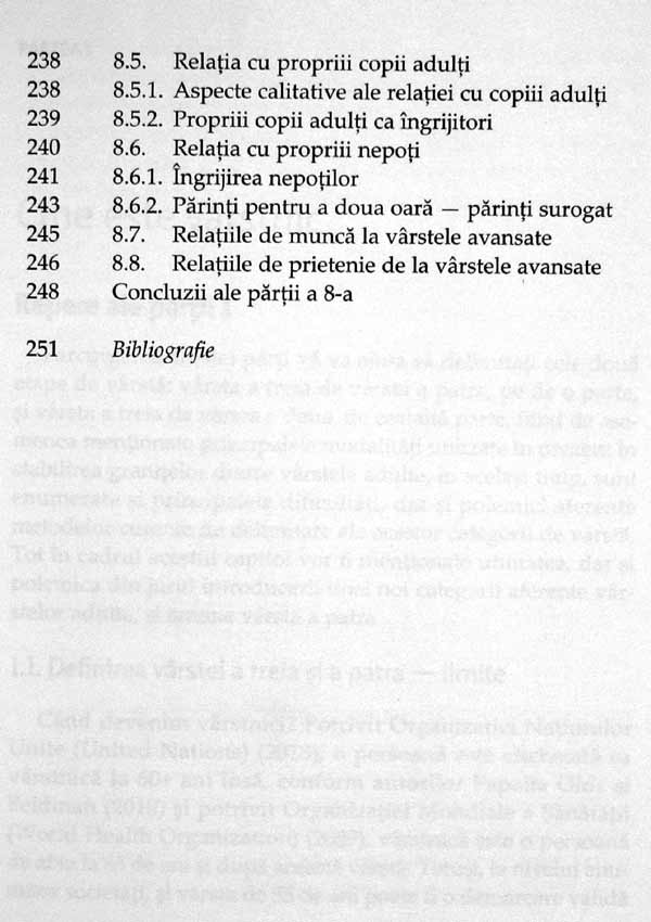 Psihologia varstei a treia si a patra - Gabriela-Maria Man