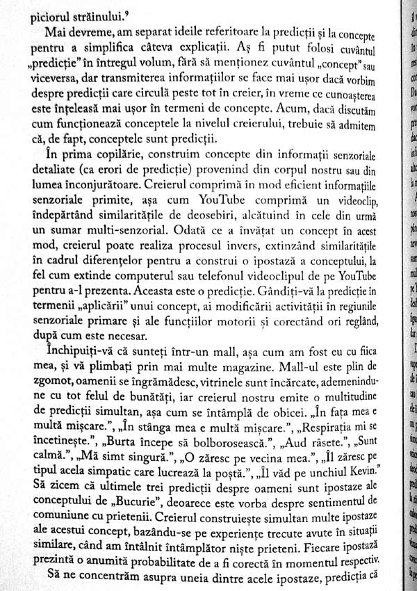 Cum iau nastere emotiile. Viata secreta a creierului - Lisa Feldman Barrett
