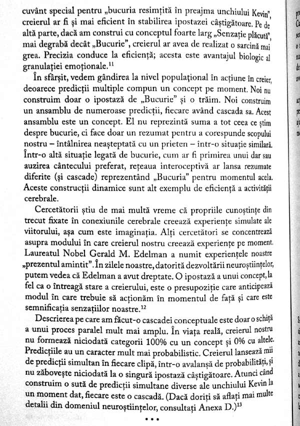 Cum iau nastere emotiile. Viata secreta a creierului - Lisa Feldman Barrett