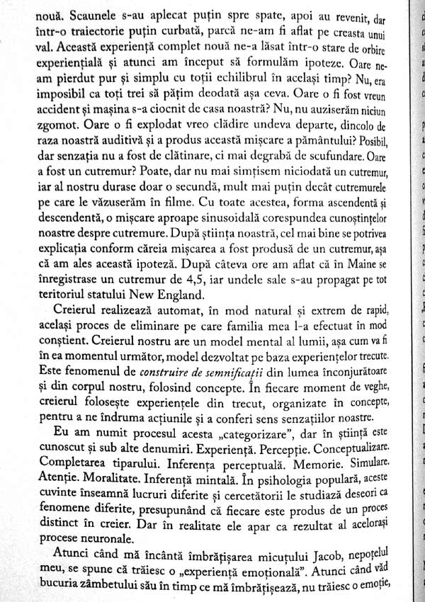 Cum iau nastere emotiile. Viata secreta a creierului - Lisa Feldman Barrett
