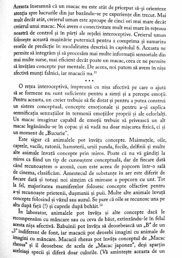 Cum iau nastere emotiile. Viata secreta a creierului - Lisa Feldman Barrett