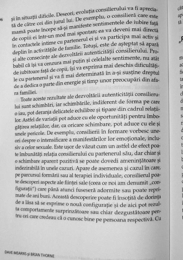 Consilierea centrata pe persoana in actiune - Dave Mearns