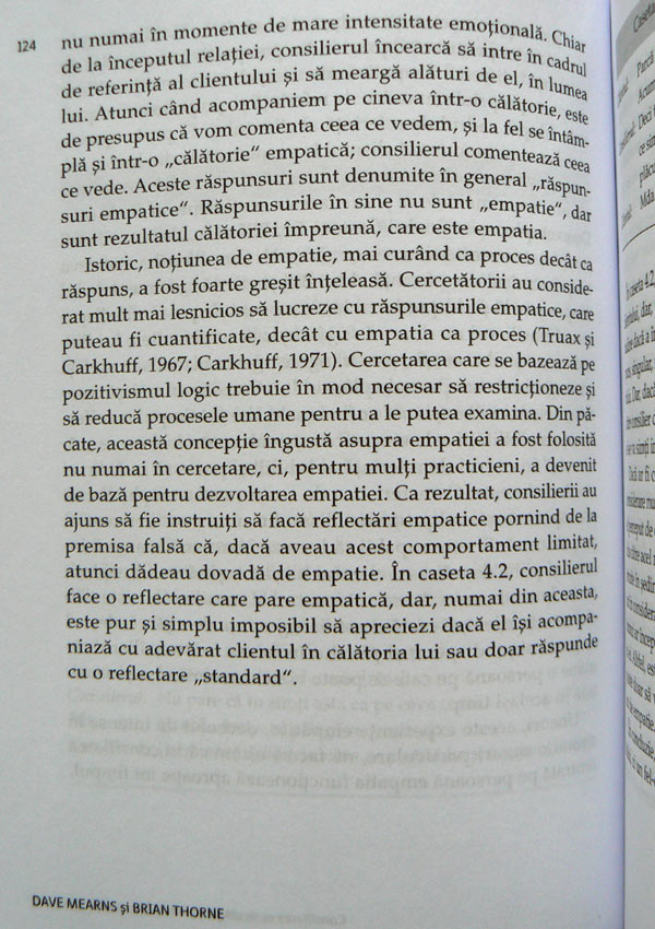 Consilierea centrata pe persoana in actiune - Dave Mearns