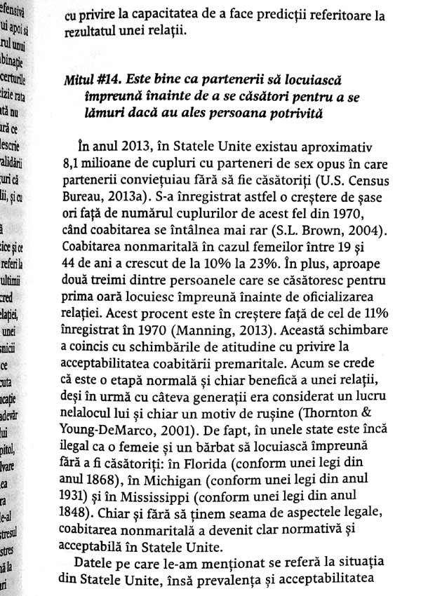 Mari mituri despre relatiile intime. Intalniri amoroase, sex si mariaj - Matthew D. Johnson