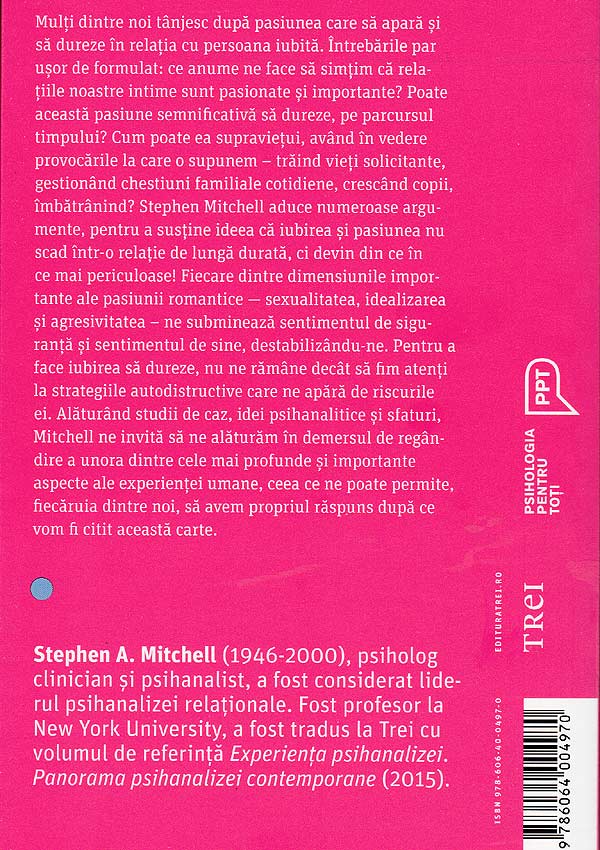 Iubirea poate dura? Soarta iubirii romantice de-a lungul timpului - Stephen A. Mitchell