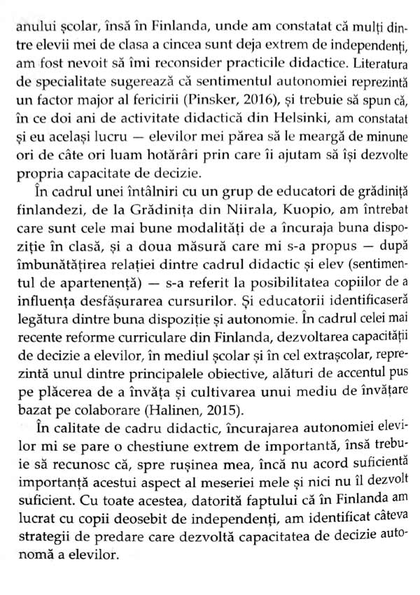 Sa predam ca in Finlanda. 33 de strategii simple pentru lectii pline de buna-dispozitie - Timothy D. Walker