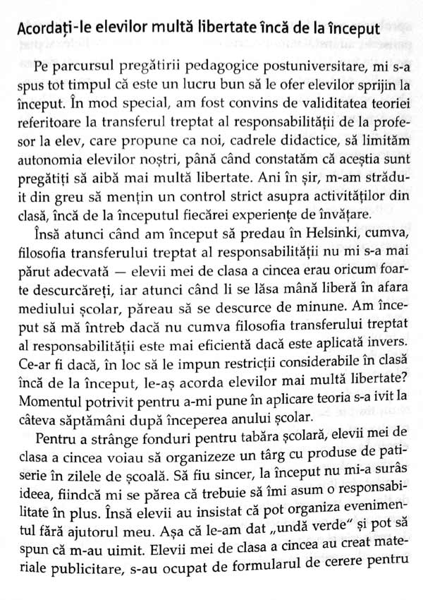 Sa predam ca in Finlanda. 33 de strategii simple pentru lectii pline de buna-dispozitie - Timothy D. Walker