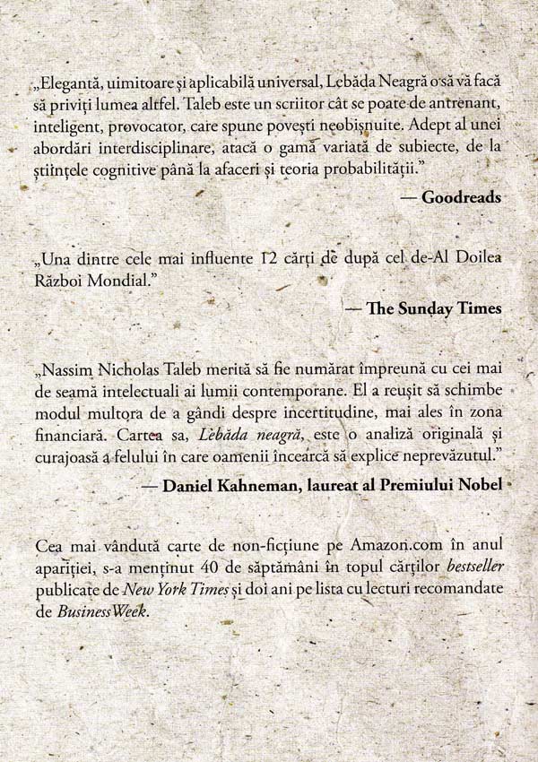 Lebada Neagra - Nassim Nicolas Taleb