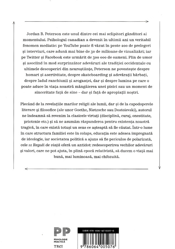 12 Reguli de viata. Un antidot la haosul din jurul nostru - Jordan B. Peterson
