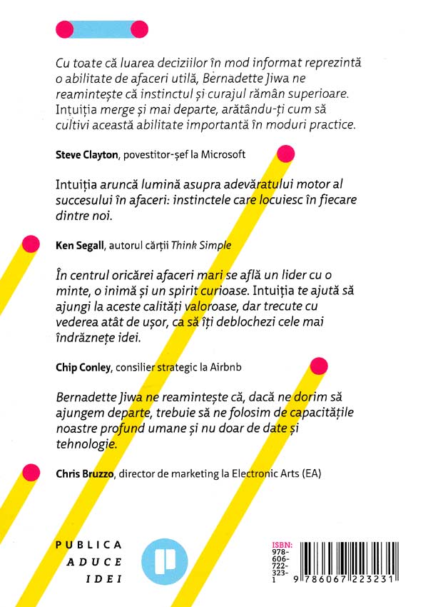 Intuitia. Cum sa-ti transformi instinctele de zi cu zi in idei revolutionare - Bernadette Jiwa