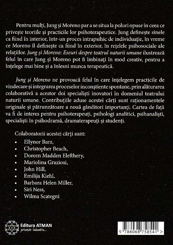 Jung & Moreno. Eseuri despre teatrul naturii umane - Craig E. Stephenson
