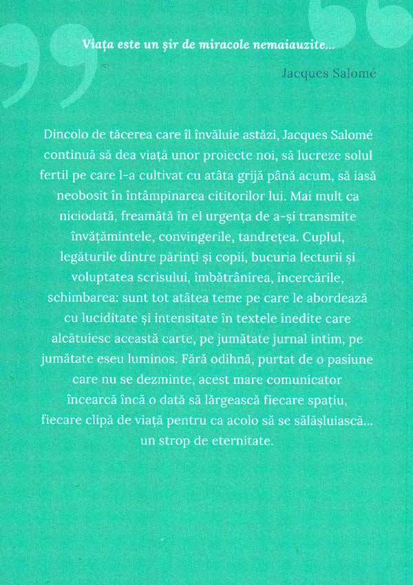 Un strop de eternitate - Jacques Salome