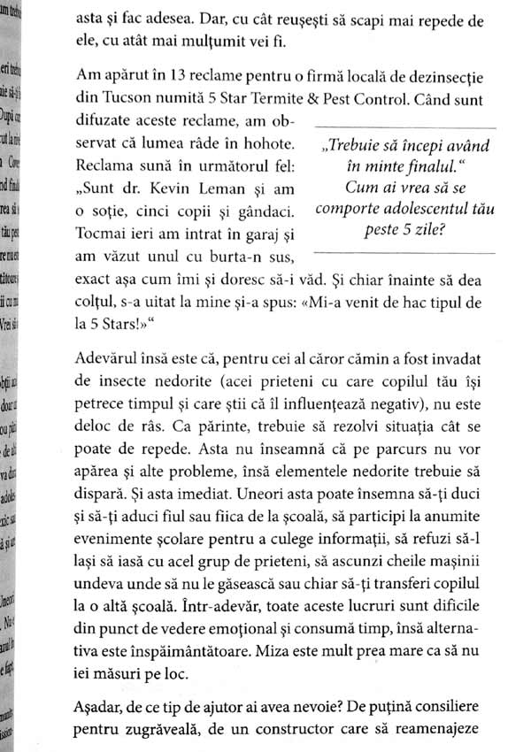 Cum sa-ti schimbi adolescentul pana vineri. De la obraznic si capricios, la respectuos si responsabil in 5 zile - Kevin Leman