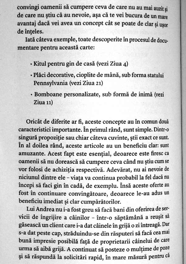 Bani extra job. De la idee la venit in 27 de zile - Chris Guillebeau