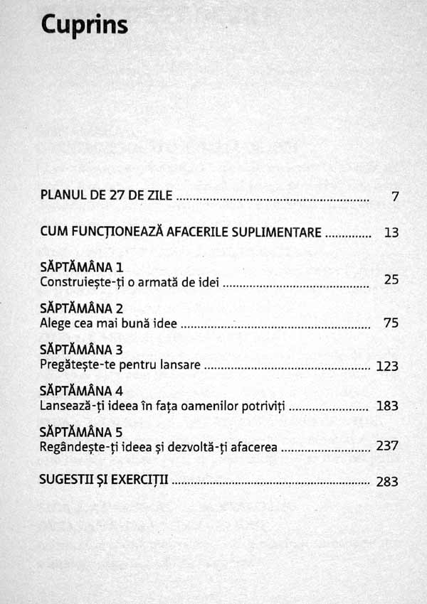 Bani extra job. De la idee la venit in 27 de zile - Chris Guillebeau