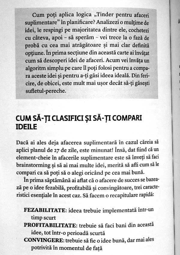 Bani extra job. De la idee la venit in 27 de zile - Chris Guillebeau