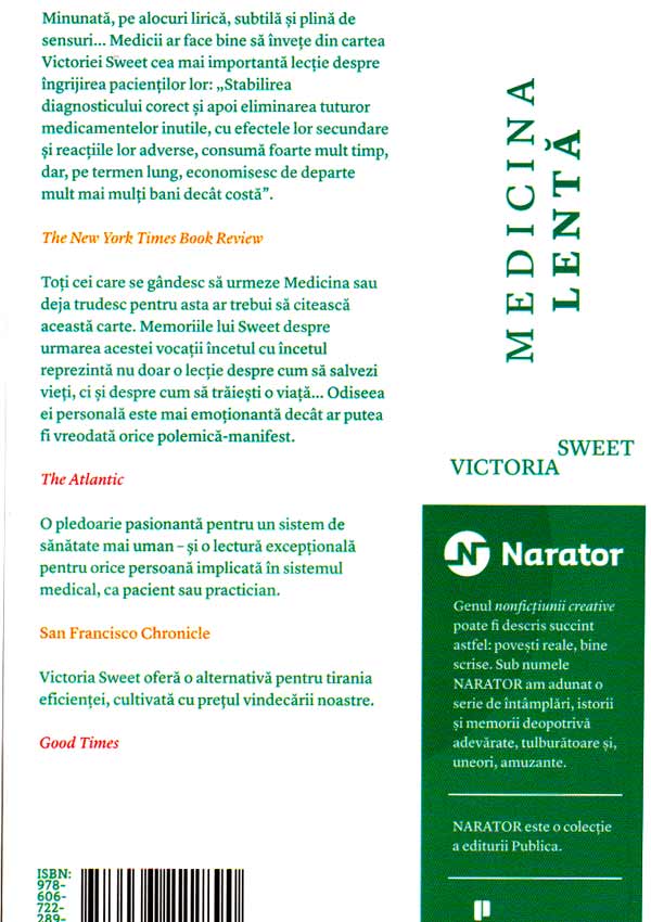 Medicina lenta. Calea spre vindecare - Victoria Sweet