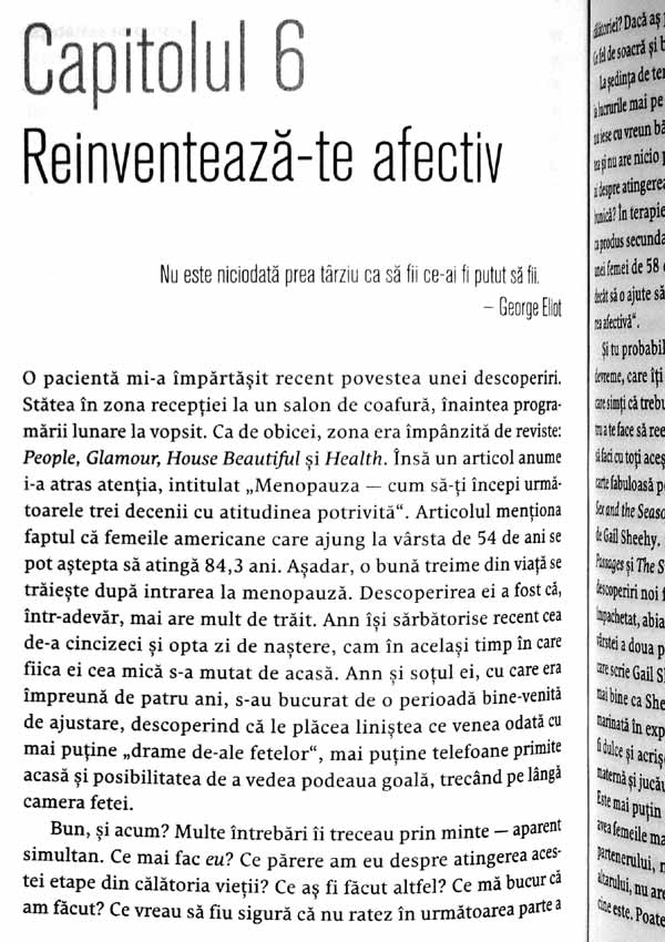 Schimbarile menopauzei. Cum sa te reinventezi fizic, afectiv si sexual - Caine-Francis Dona