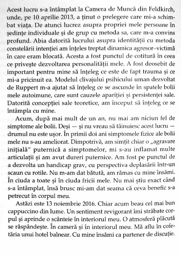 Corpul meu, trauma mea, eul meu. Constelarea intentiei - eliberarea de biografia traumatica - Franz Ruppert