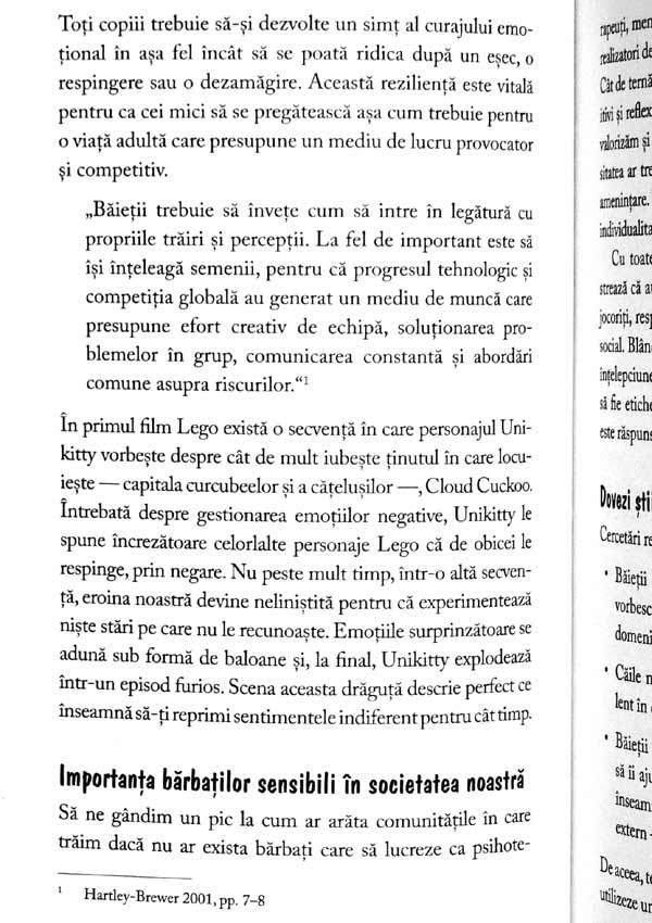 Baietii sensibili: cum sa devina mai puternici - Betsy de Thierry