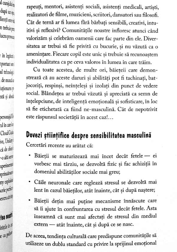 Baietii sensibili: cum sa devina mai puternici - Betsy de Thierry