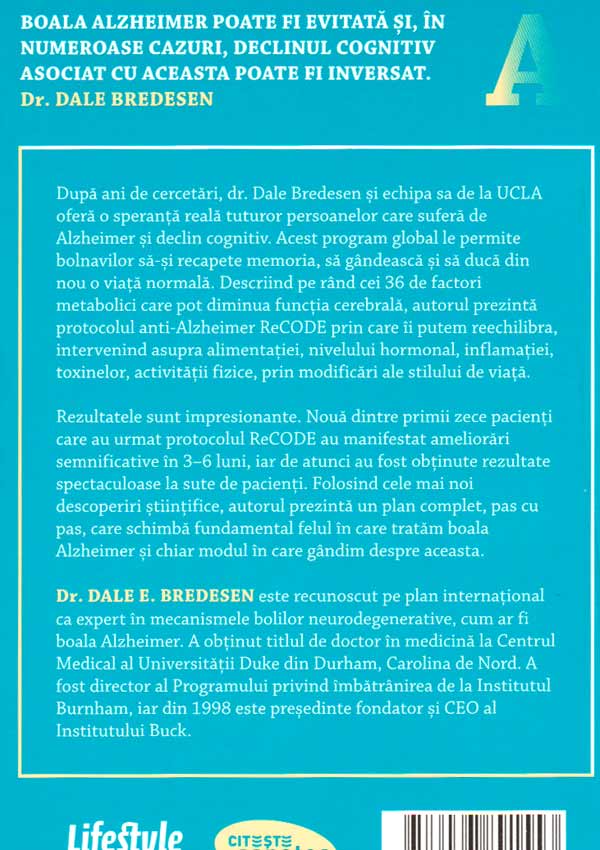 Sfarsitul Alzheimerului - Dale E. Bredesen